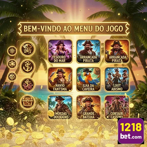 Ilustração de Experimente Slots e Serviços VIP com 1218bet